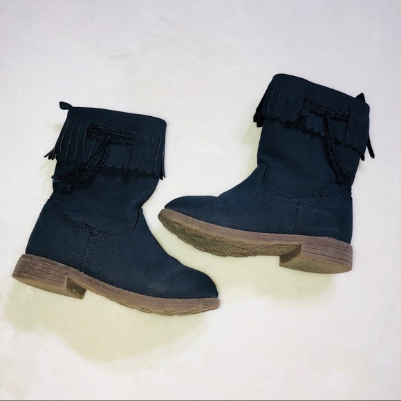 navy girls boots